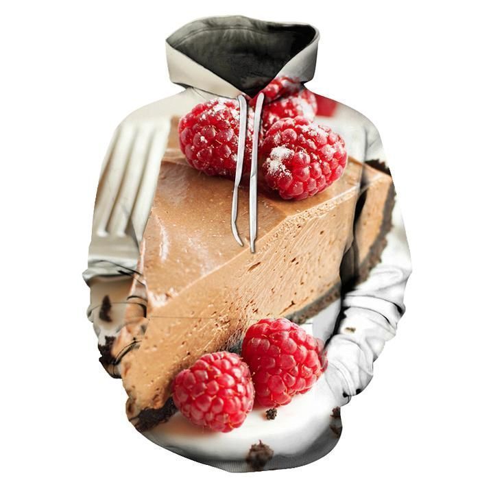 Chocolate Strawberry Dessert Unisex 3D Hoodie All Over Print