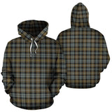 Campbell Argyll Weathered Tartan Unisex 3D Hoodie All Over Print