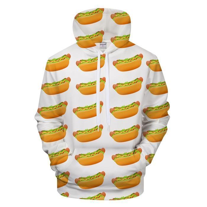 Hot Dogs Unisex 3D Hoodie All Over Print