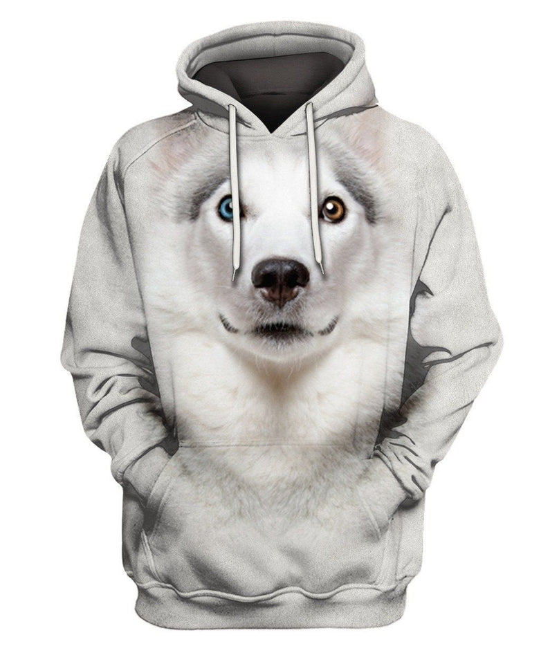 Alaskan Face Hair Unisex 3D Hoodie All Over Print