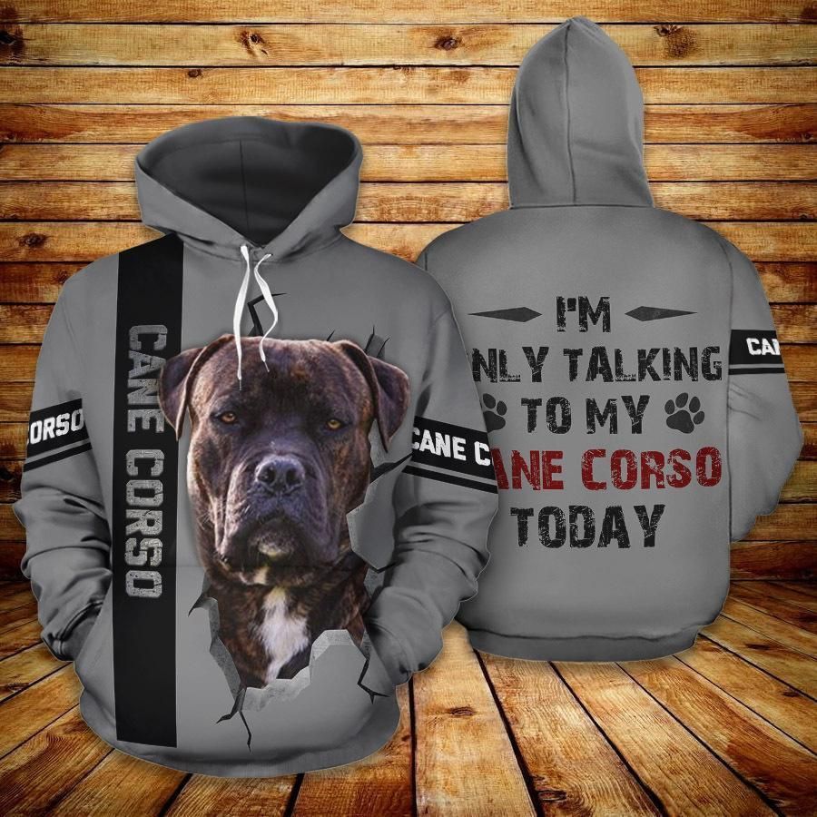 Cane Corso Grey Cool Design Unisex 3D Hoodie All Over Print