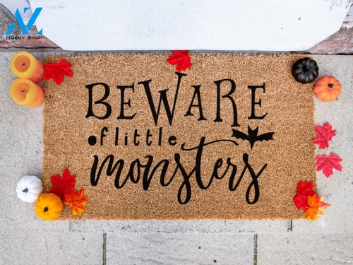Little Monsters Doormat - Funny Doormat - Welcome Doormat - Halloween Decor - Porch Decor - Fall Decor - Halloween