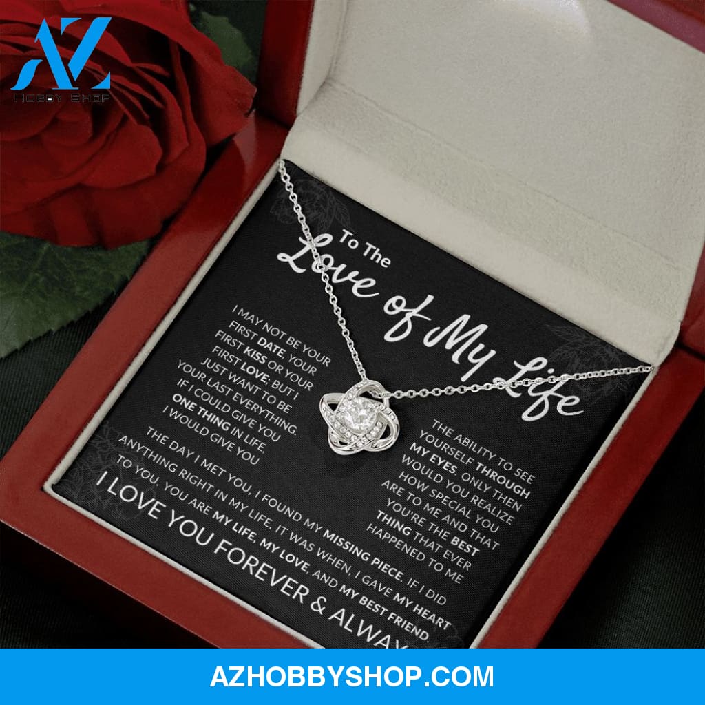 Love Of My Life - Love Knot Silver Necklace