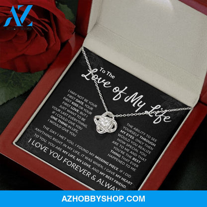 Love Of My Life - Love Knot Silver Necklace