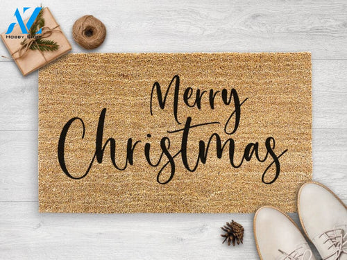 Merry Christmas Doormat - Christmas Door Mat - Holiday Season - Housewarming Gift- Christmas Decor - Christmas Welcome