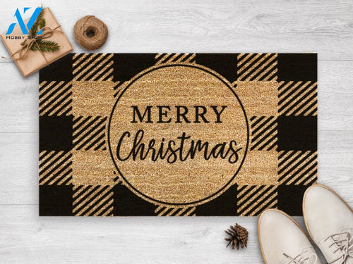 Merry Christmas Doormat - Christmas Door Mat - New Home Gift - Holiday Season - Housewarming Gift- Christmas Decor -