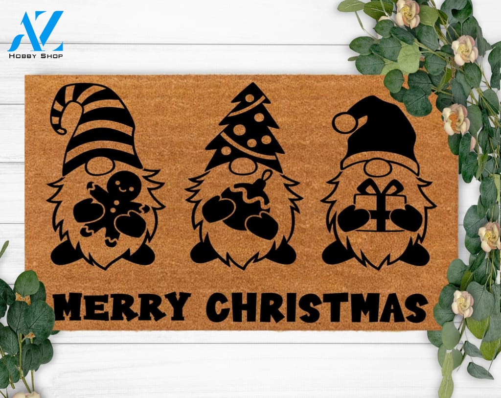 Merry Christmas-Doormats-Family Name Rug-Wedding Gift-Holiday Gift-Nana-Home Decoration-Anniversary-Grandma &