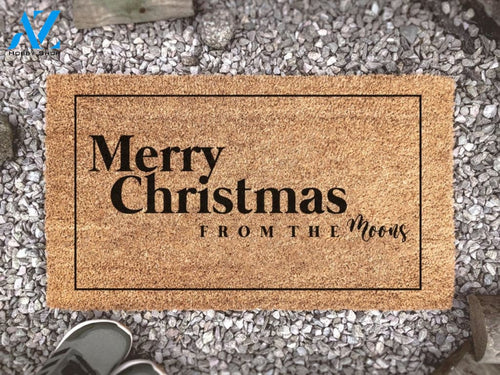 Merry Christmas From The - Family Name Doormat - Christmas Doormat - Holiday Porch Decorations - Holiday Rug - Christmas