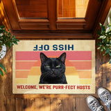 Personalized Cat Photo Doormat – Custom Pet Welcome Mat