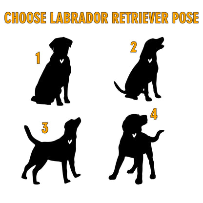 Labrador Retriever Dog Memorial Suncatcher, Personalized with Name Date Dog Breeds Suncatcher, Pet Loss Suncatcher, Gifts for Dog Lovers, Dog Memorial Ornament Loss of Pet Sympathy Gift