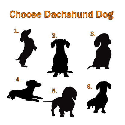 Personalized Dachshund Memorial Suncatcher Dachshund Christmas Ornament with Name Date Pet Loss Stained Glass Light Catcher Bereavement Gift Dog Memorial Ornament Loss of Pet Sympathy Gift