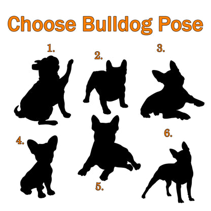 Personalized Bulldog Memorial Suncatcher Bulldog Christmas Ornament with Name Date Pet Loss Stained Glass Light Catcher Dog Memorial Ornament Loss of Pet Sympathy Gift Dog Bereavement Gift