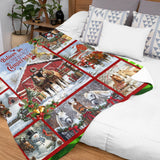 Horse Christmas Blanket – Believe in the Magic of Christmas Holiday Throw
