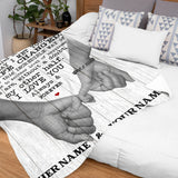 Personalized Future Wife Blanket – Custom Names Romantic Love Gift