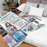 Personalized Nurse Blanket for Daughter From Mom – Custom Nurse Gift