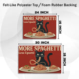 Funny Spaghetti Cat Doormat – Pasta Lover Welcome Mat