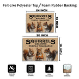 Funny Squirrel Doormat – Squirrel Lover Welcome Mat