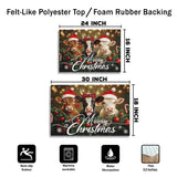 Christmas Cow Doormat – Funny Mooey Christmas Welcome Mat