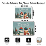 Funny Snowman Winter Doormat – Humorous Welcome Mat