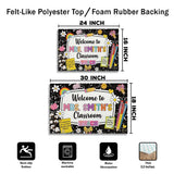 Personalized School Supplies Teacher Doormat – Custom Name Mat