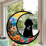 Cocker Spaniel Dog Memorial Suncatcher, Personalized with Name Date Dog Breeds Suncatcher Pet Loss Suncatcher, Gifts for Dog Lovers Cocker Spaniel Memorial Ornament Loss of Pet Sympathy Gift