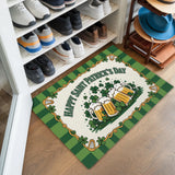 St. Patrick’s Day Doormat – Shamrock Beer Welcome Mat