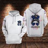 Dog Mom Life All Over Printed Mother's Day Gift Unisex Hoodie