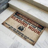 Reading Nook Doormat – Funny Book Lover Welcome Mat