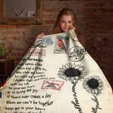 Personalized Grandson Blanket From Grandpa – Sunflower Airmail Gift