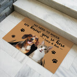 Personalized Pet Photo Doormat – Custom Dog & Cat Welcome Mat