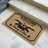 Personalized Lake House Doormat – Custom Couple Names Mat