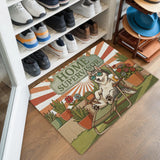 Personalized Pet Photo Doormat – Home Supervisor Welcome Mat