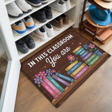 Inspirational Classroom Doormat – Positive Teacher Welcome Mat
