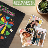 Autism Acceptance Doormat – Rainbow Puzzle Welcome Mat