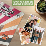 Personalized Retro Pet Doormat – Custom Dog & Cat Photo Mat