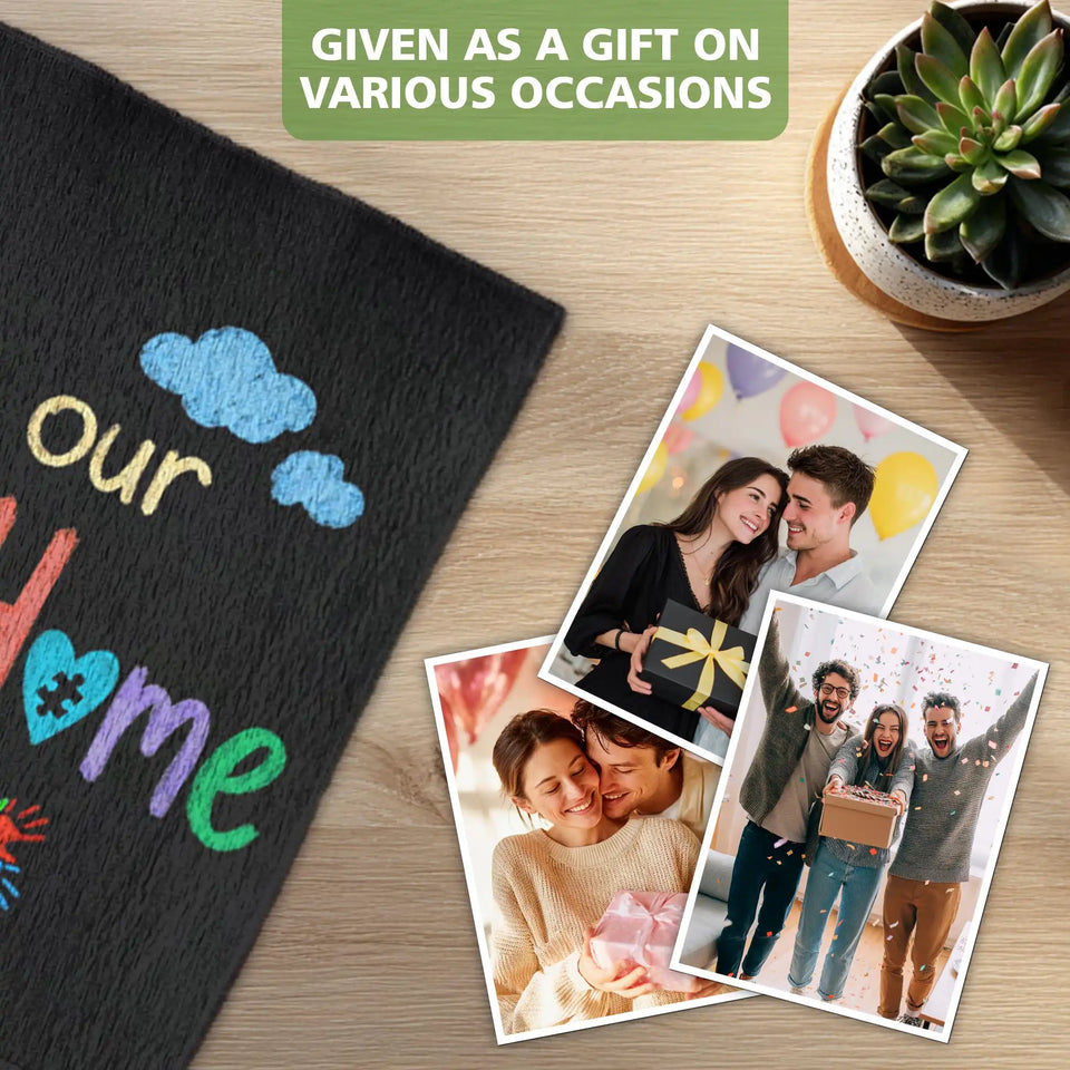 Autism Family Doormat – AU-Some Home Rainbow Welcome Mat