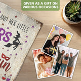 Funny Witch Family Doormat – Little Monsters Halloween Mat