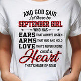 September Girl - And God said let there be - Jesus Apparel
