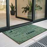 Witchy Doormat – Mystical Moon & Bat Welcome Mat