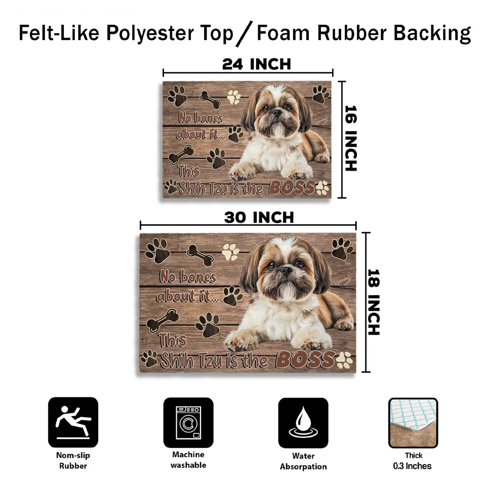 Funny Shih Tzu Doormat – Shih Tzu Welcome Mat