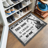 Viking Doormat – Locked Door Norse Welcome Mat