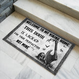 Viking Doormat – Locked Door Norse Welcome Mat