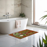 Funny Frog Doormat – Get Off My Property Welcome Mat