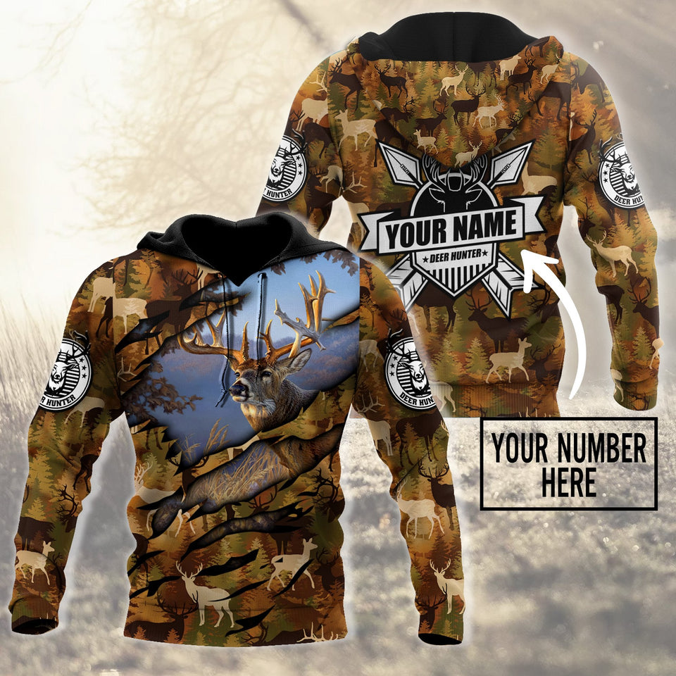 Hunting Gifts Deer Hunting Gifts Deer Hunting Personalized Unisex Hoodie