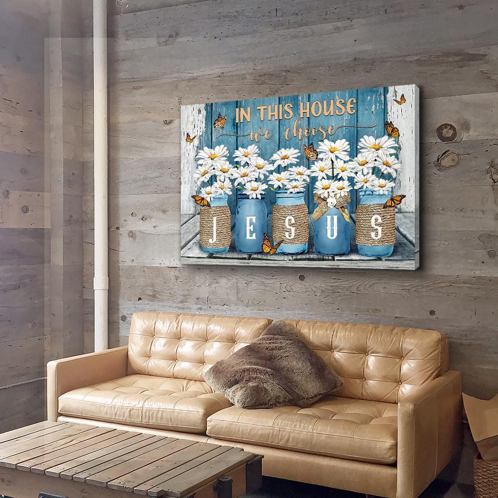 We Choose Jesus - Premium Matte Canvas