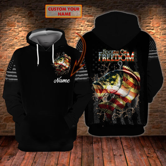 Fishing - Personalized Name All Over Print Unisex Hoodie