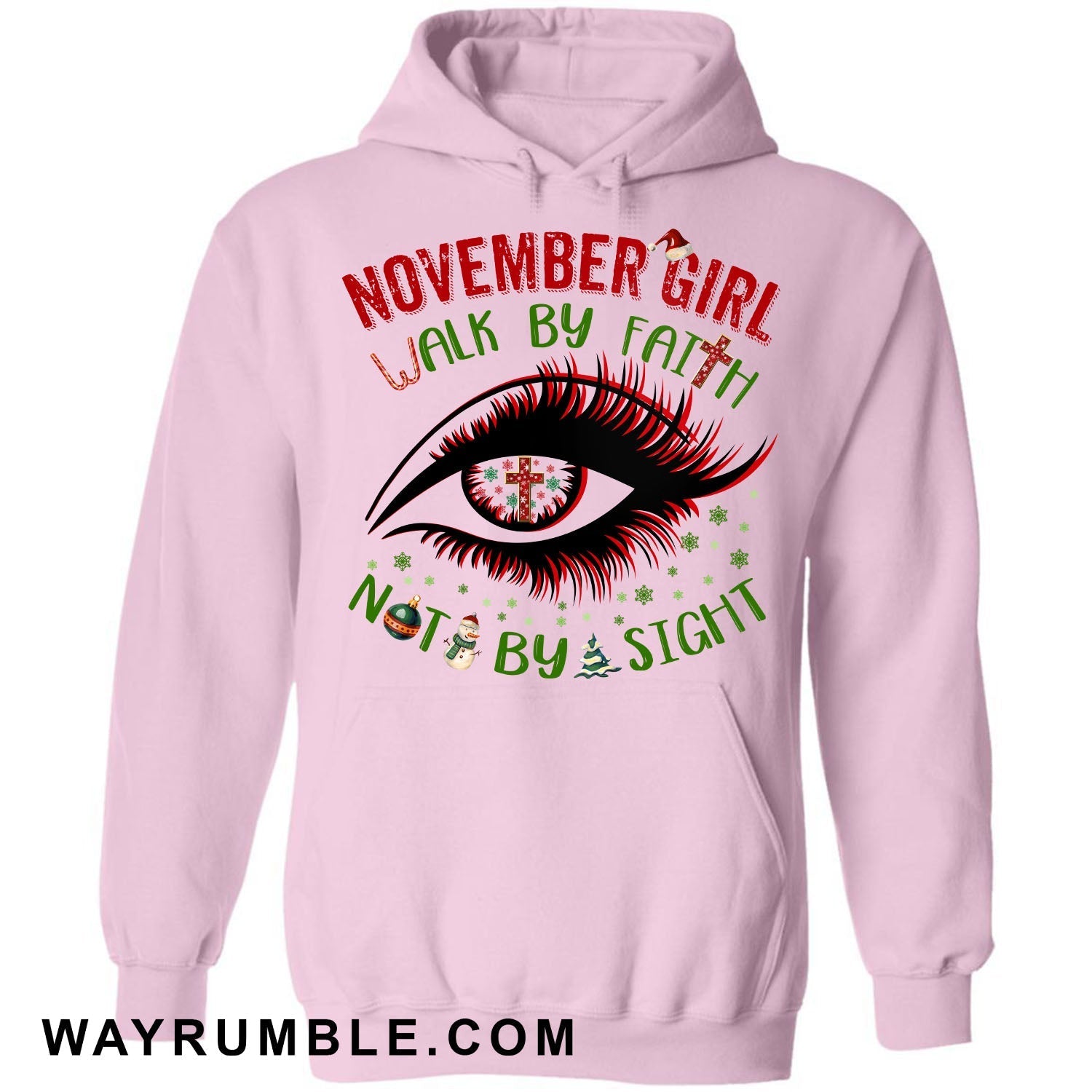 November girl - Walk by faith, not by sight Jesus Apparel
