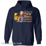 Golf - Jesus is my savior, golf is my therapy Jesus, golf Apparel