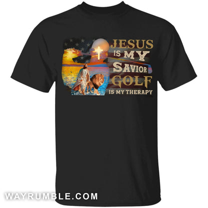 Golf - Jesus is my savior, golf is my therapy Jesus, golf Apparel