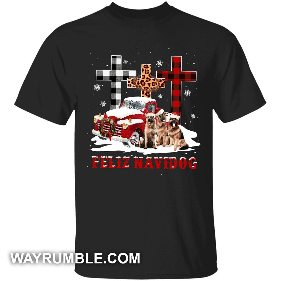German Shepherd - Feliz Navidog Dog Apparel
